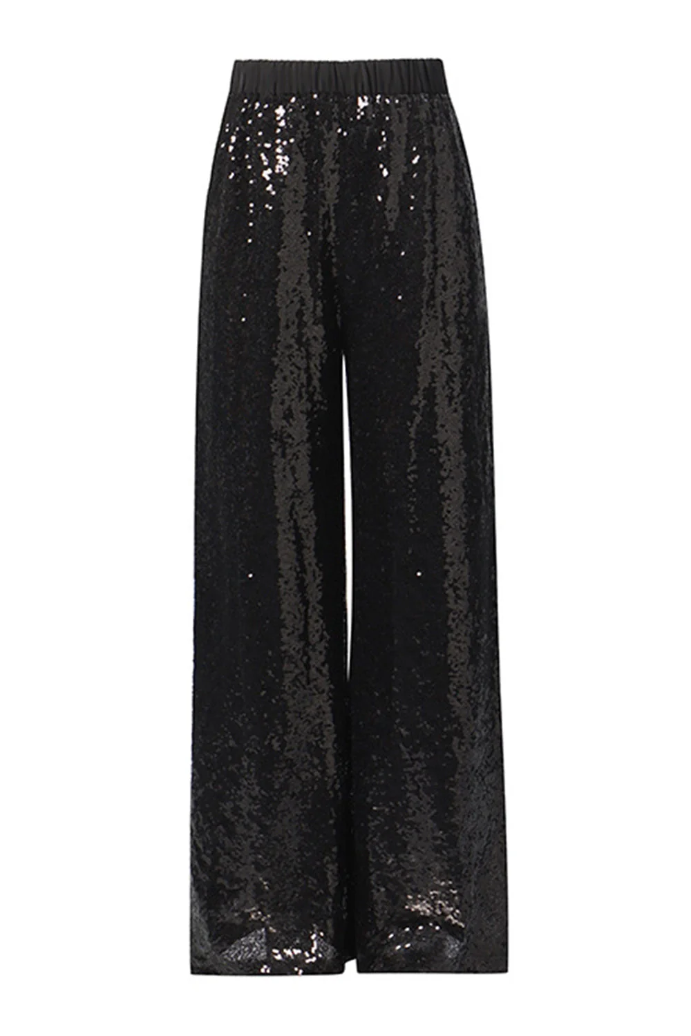 Sparkly 2-Piece Black Red Single Breasted Notched Lapel Women Prom Suits - Image 5
