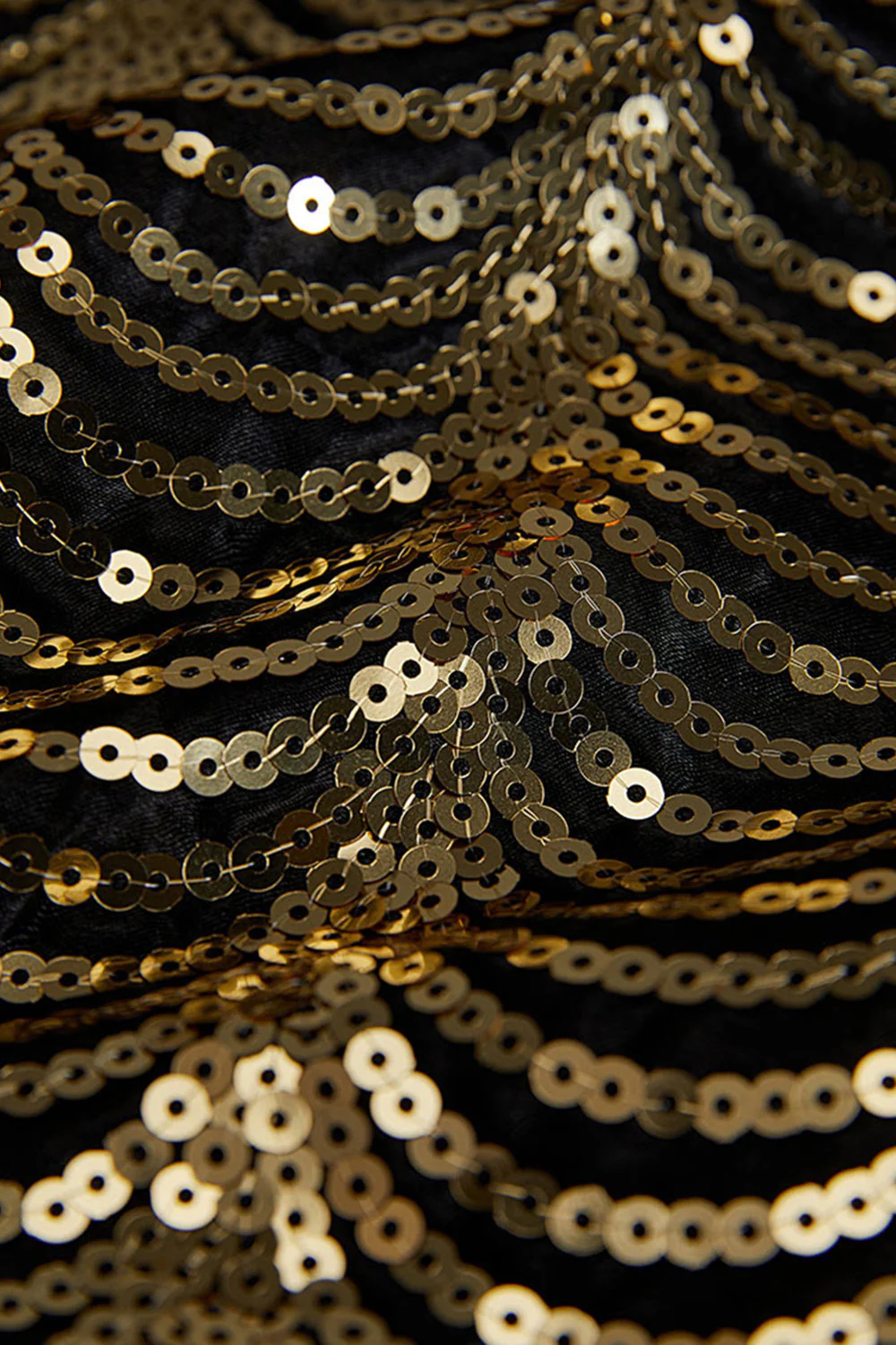 Sparkly Golden Notched Lapel 2 Pieces Men's Prom Suits - Image 8