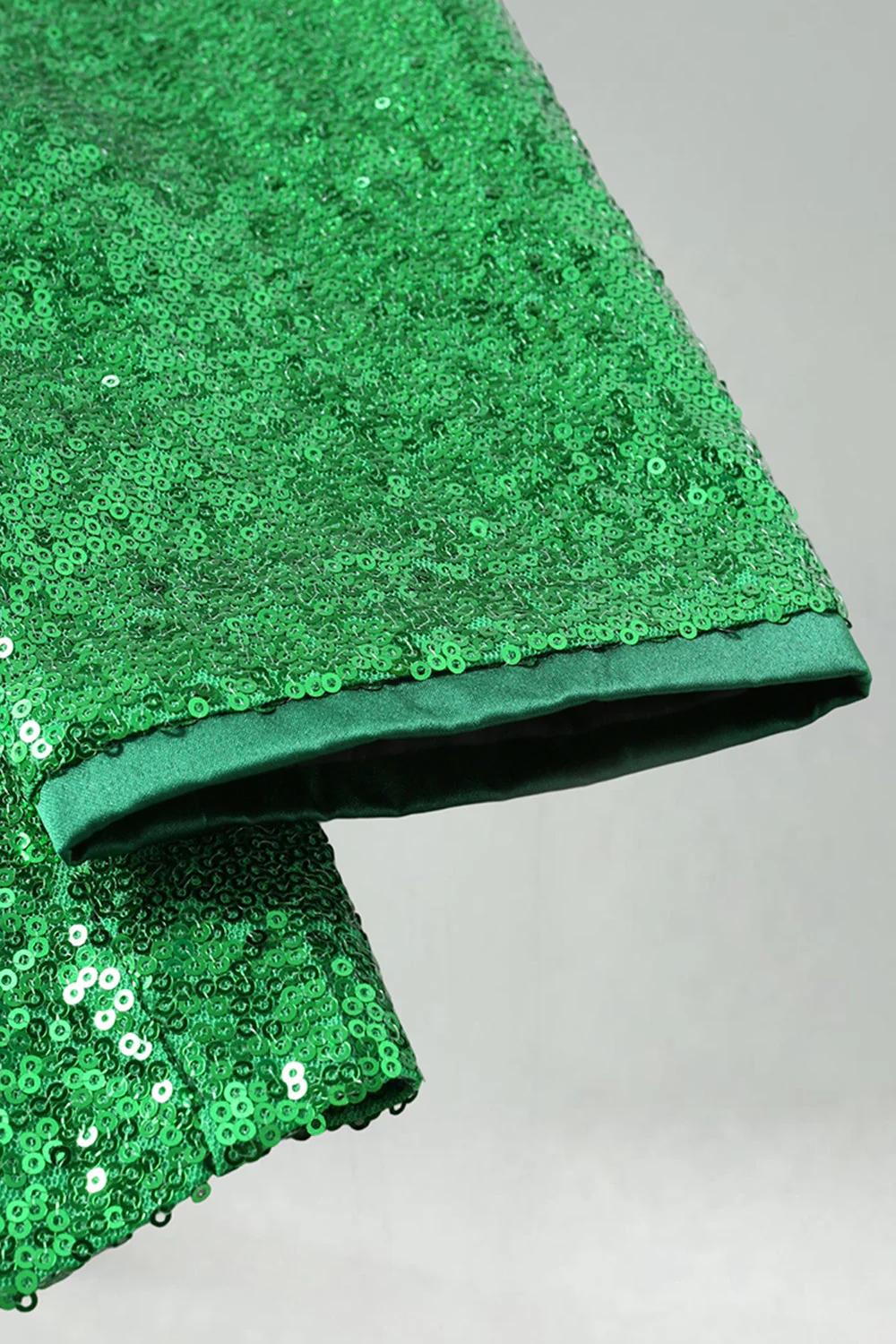 Sparkly Green Shawl Lapel Men's Prom Blazer - Image 6